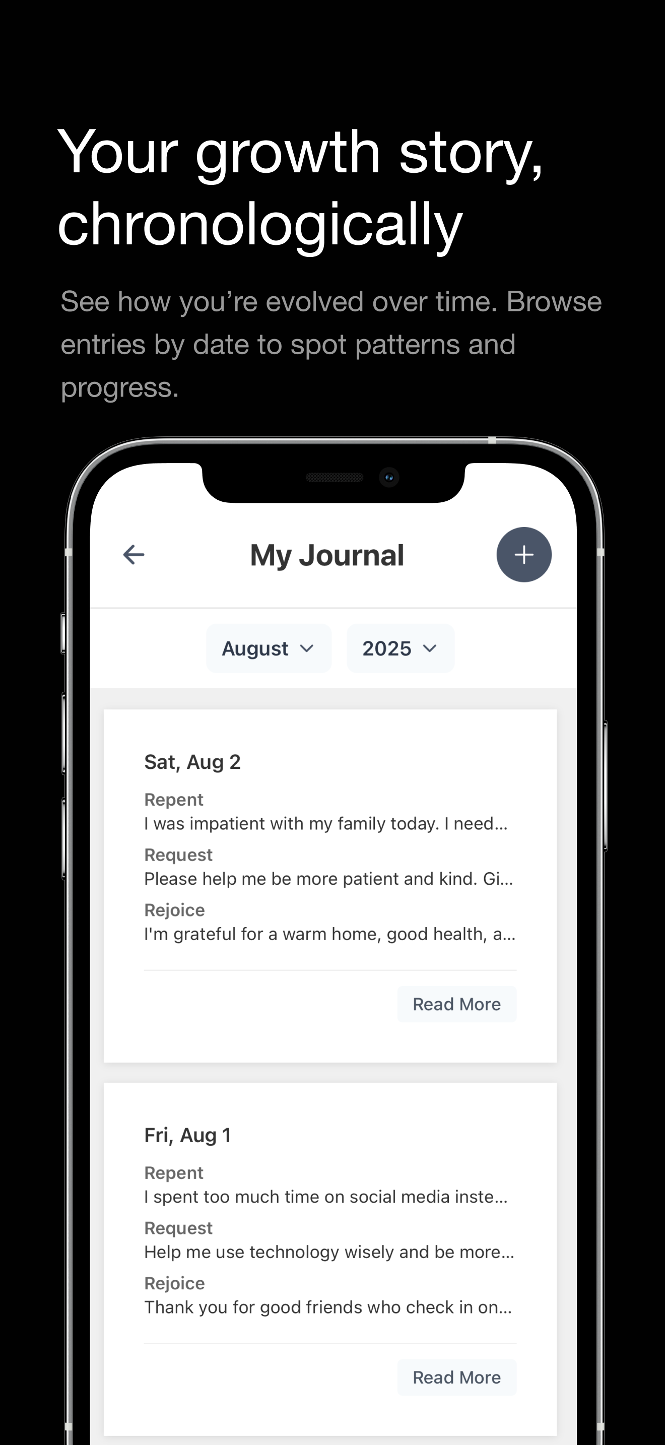 Rejourney prayer history